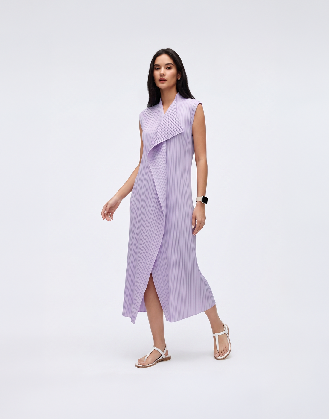 Wrinkle-Free, Cooling & Breathable Free Size Pleated Sienna Dress