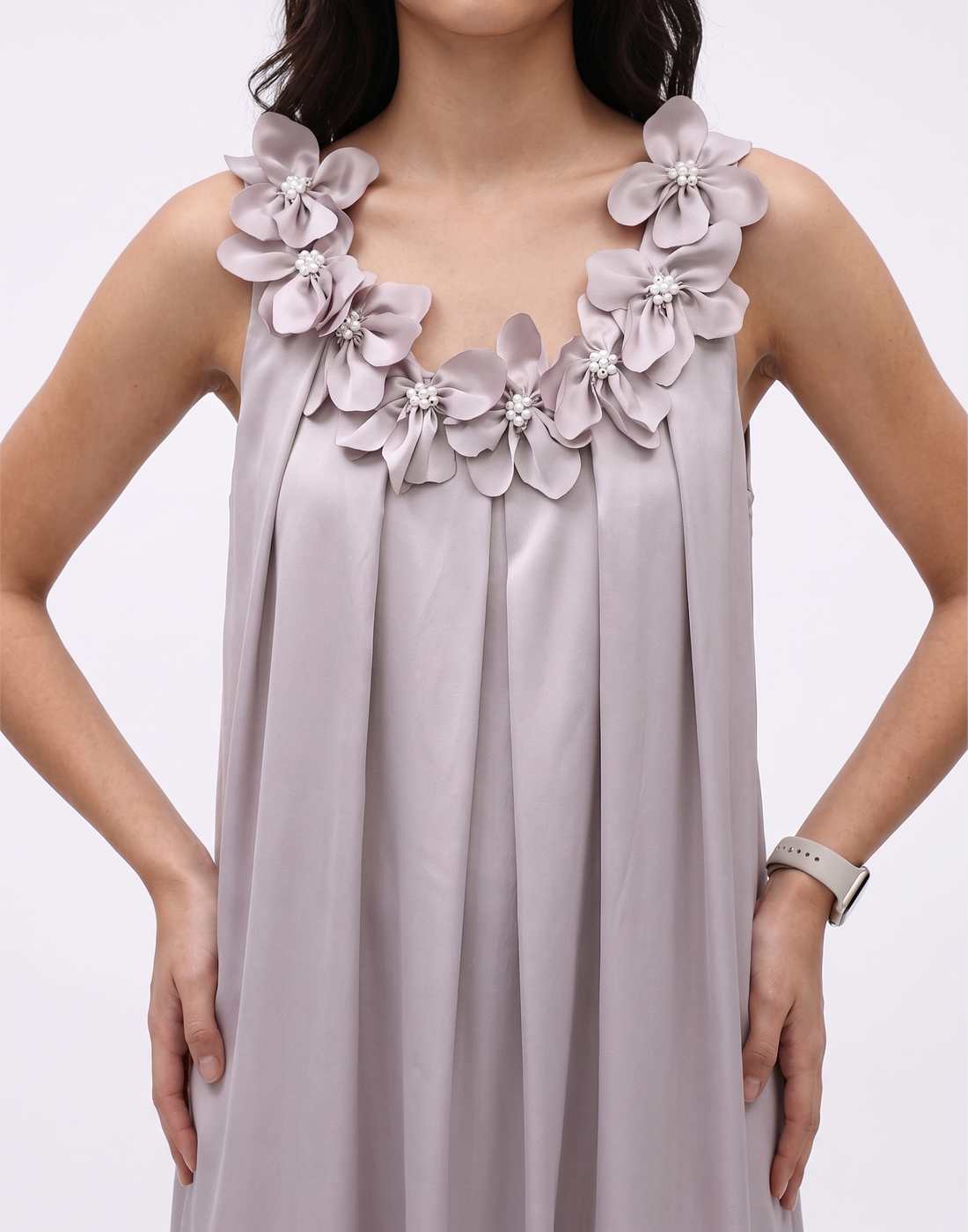 Cooling, Flattering & Crease-Resistant Petal Dress With Pockets