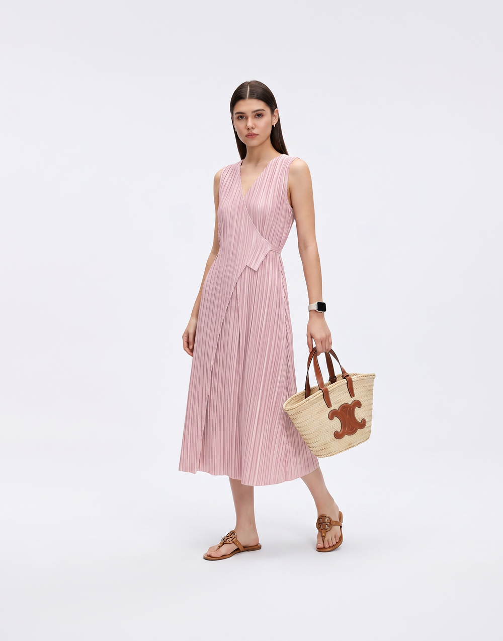 Wrinkle-Free, Cooling & Breathable Icon Pleated Dress