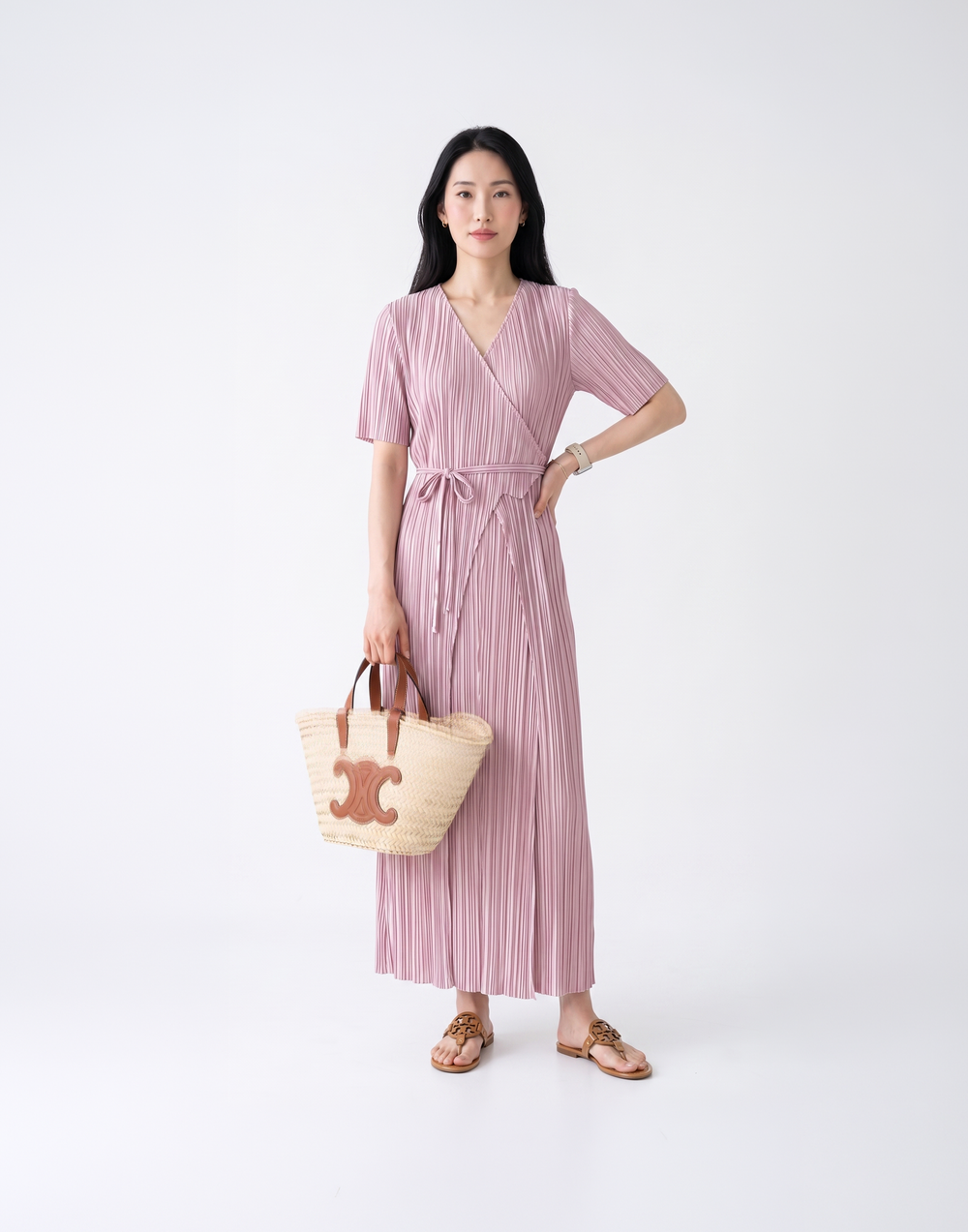 Wrinkle-Free, Cooling & Breathable Envy Pleated Dress