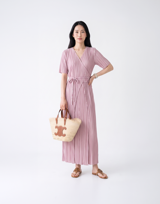 Wrinkle-Free, Cooling & Breathable Envy Pleated Dress