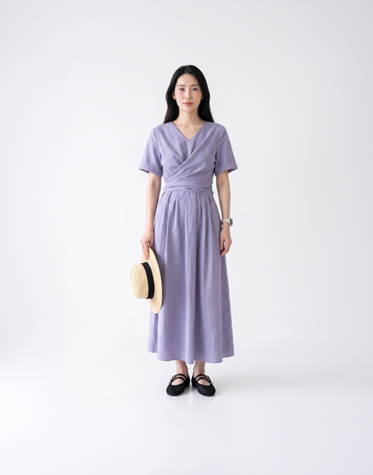 Cooling, Breathable & Flattering Urban Dress With Adjustable Waist Tie