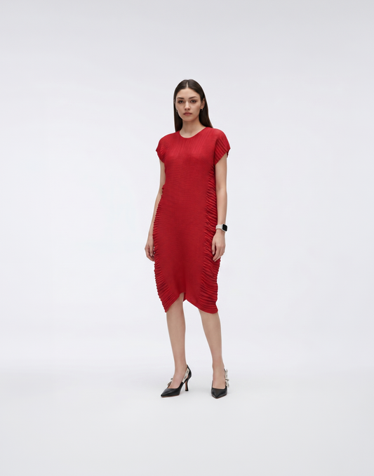 Wrinkle-Free, Cooling & Free Size Pleated Bella Dress