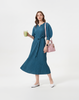 Wrinkle-Free, Cooling & Breathable Free Size Daydream Dress With Sleeves