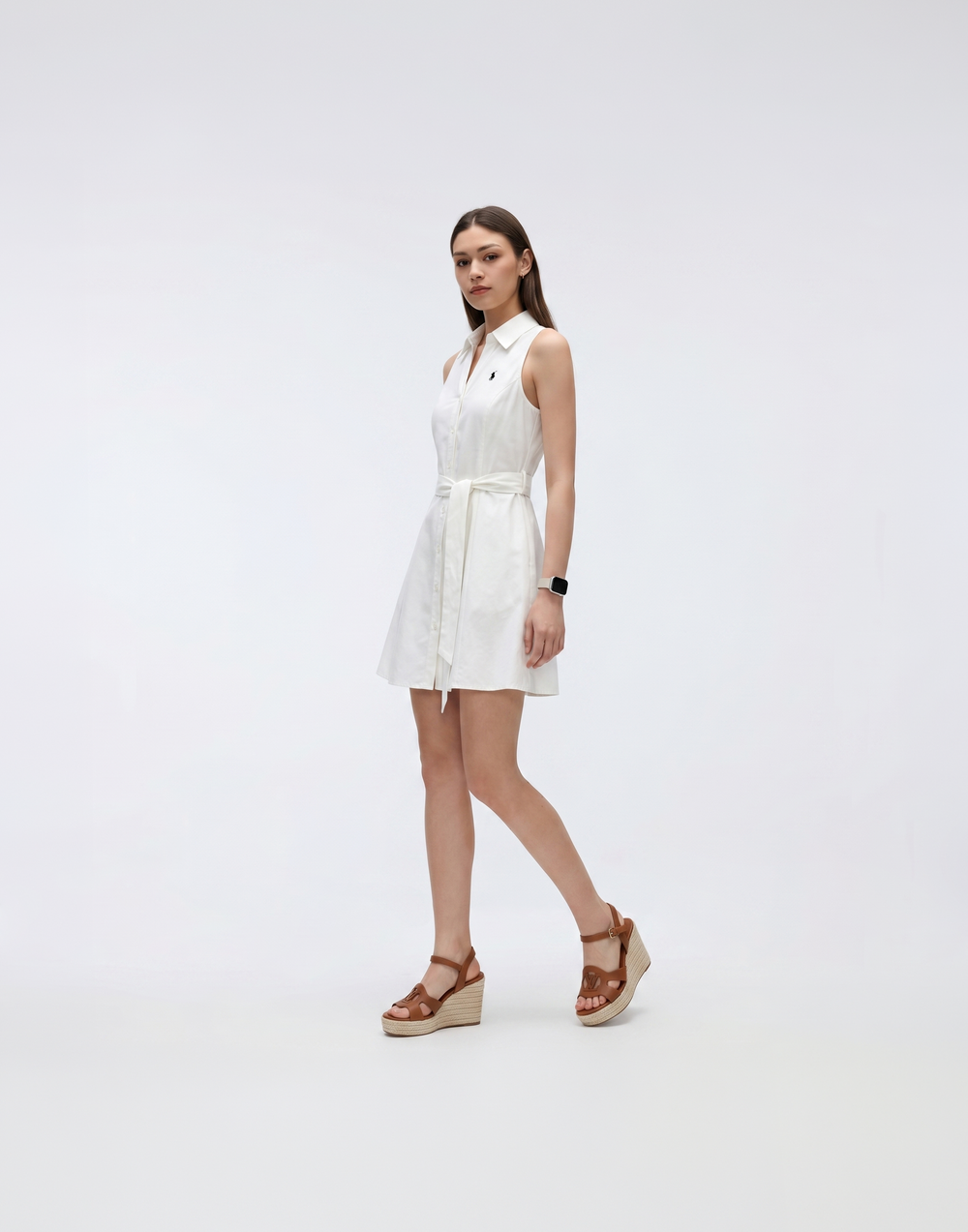 Cooling & Breathable Preppy Shirt Dress
