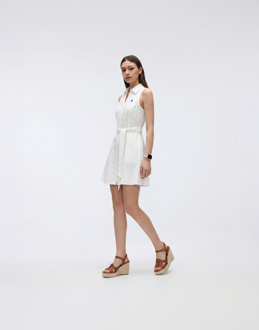 Cooling & Breathable Preppy Shirt Dress