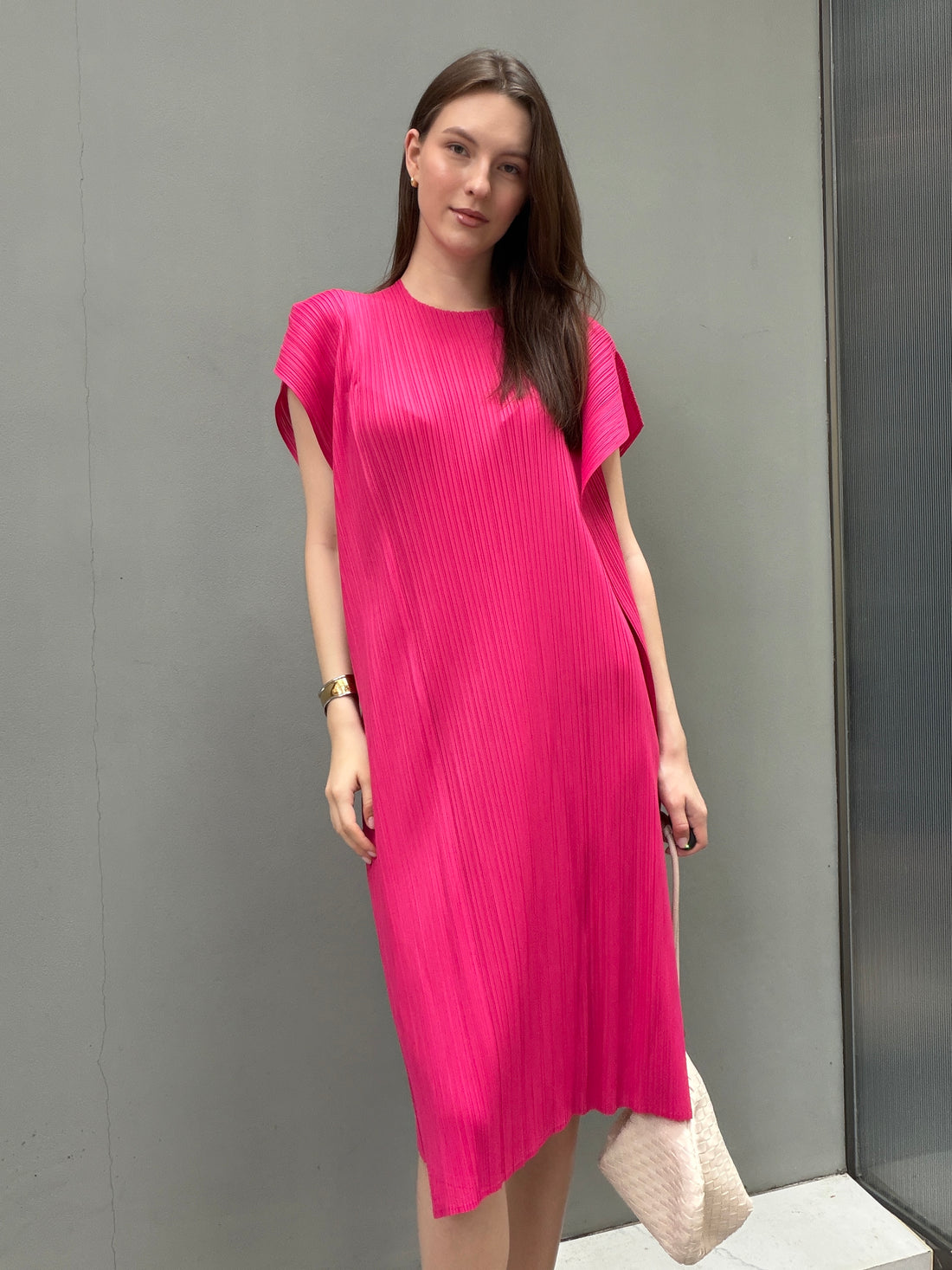 Wrinkle-Free & Cooling Free Size Flair Dress
