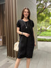 Wrinkle-Free, Cooling & Stretchy Pleated Bliss Dress With Sleeves
