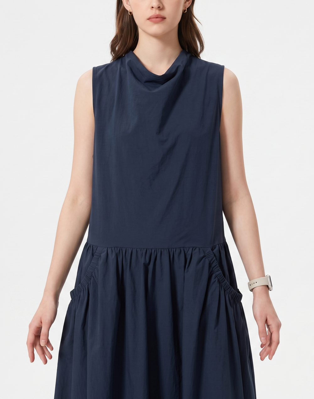 Cooling, Breathable Iris Dress With Pockets