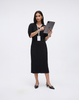 Wrinkle-Free, Cooling & Breathable Pleated Rhythm Dress With Sleeves