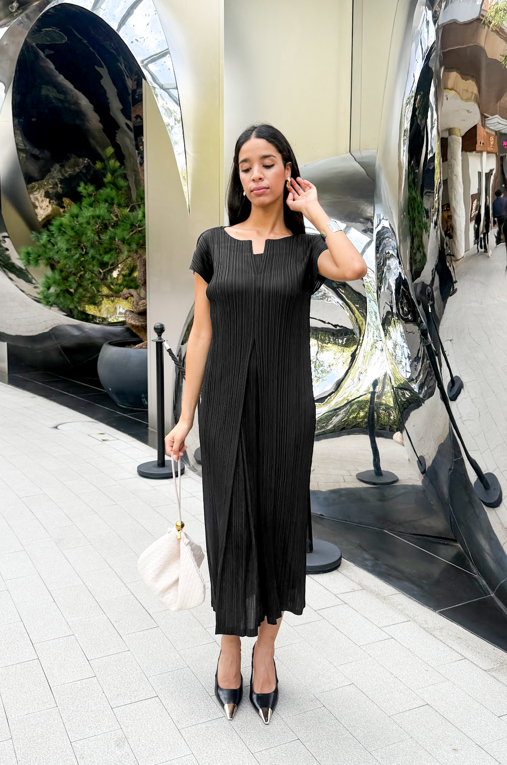 Cooling & Wrinkle-Free Grace Dress With Sleeves