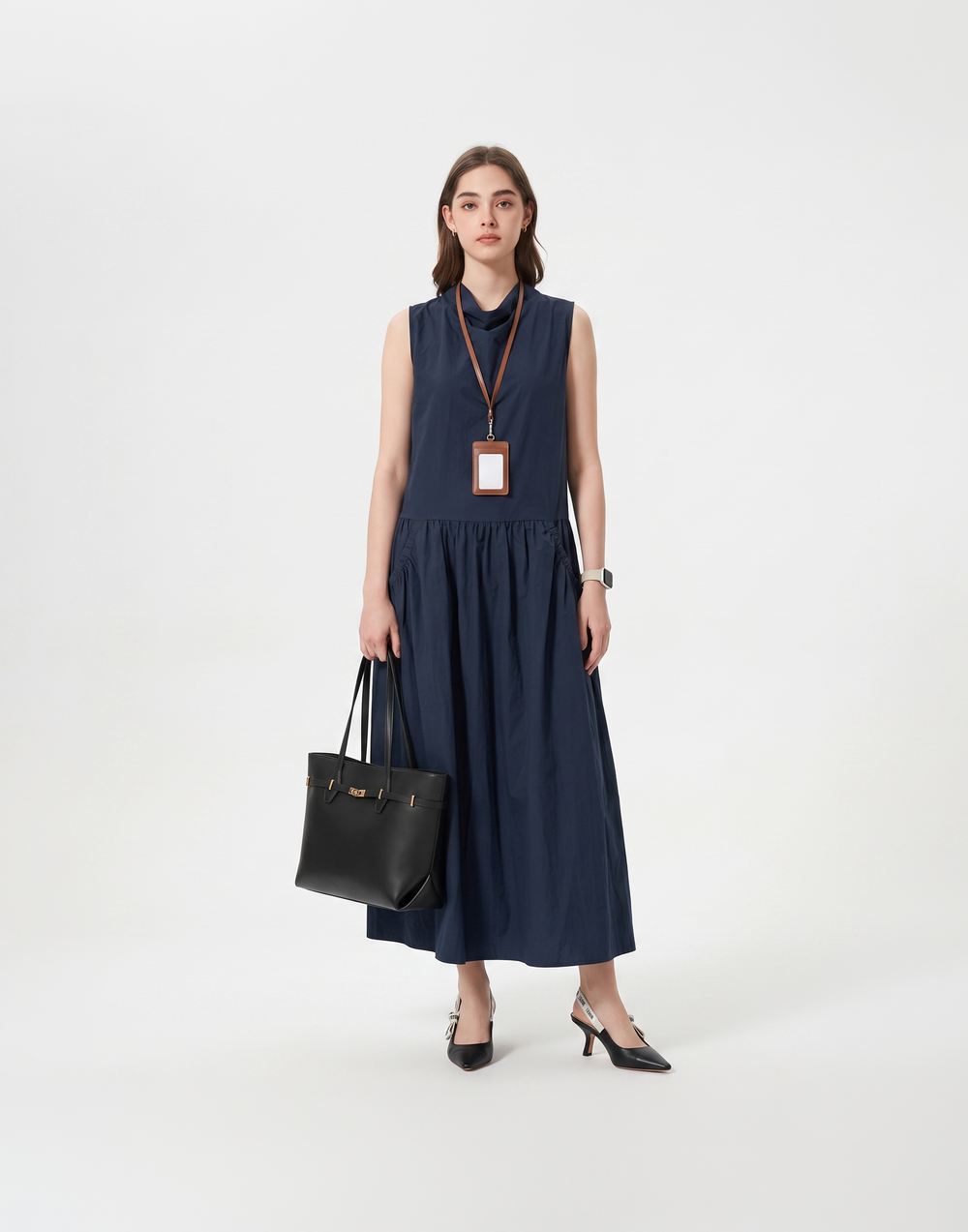 Cooling, Breathable Iris Dress With Pockets
