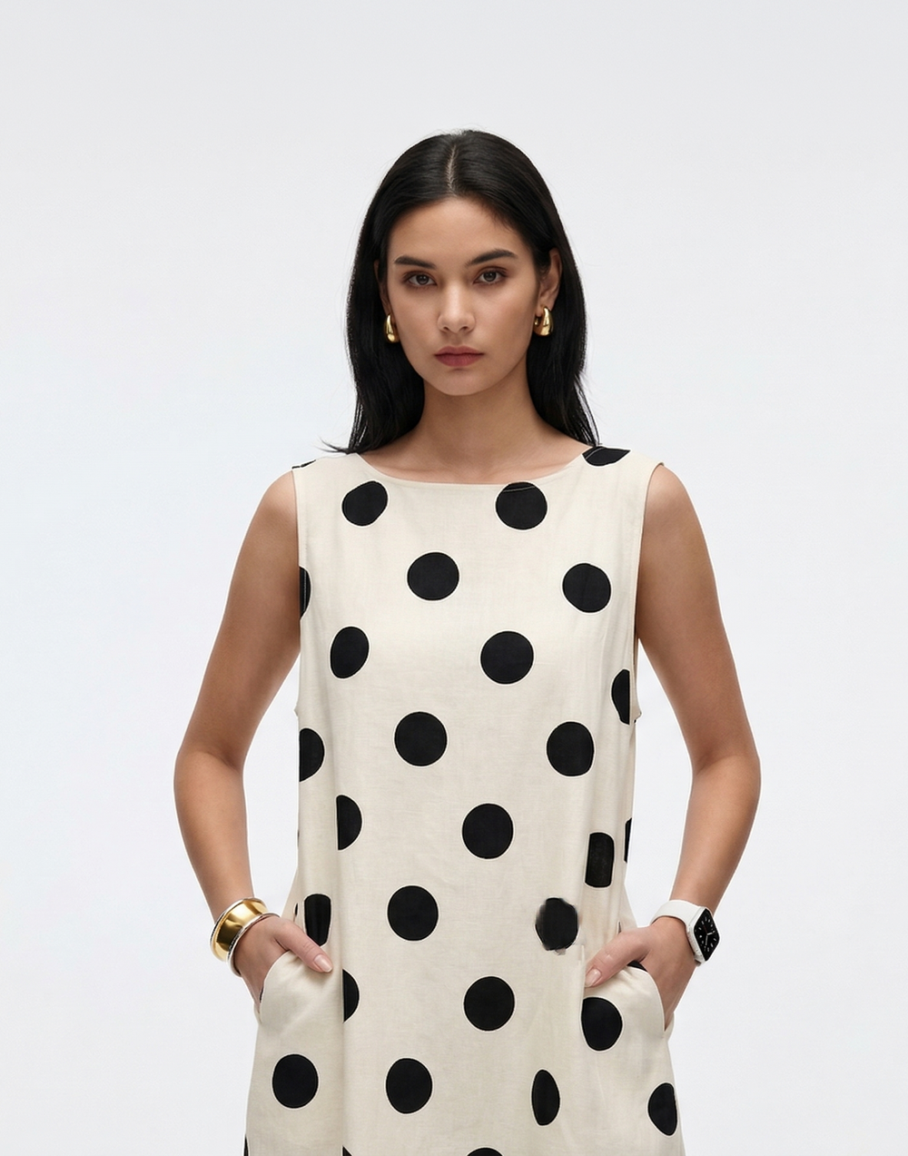 Cooling Aloof Dress With Pockets