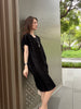 Wrinkle-Free, Cooling & Stretchy Pleated Bliss Dress With Sleeves