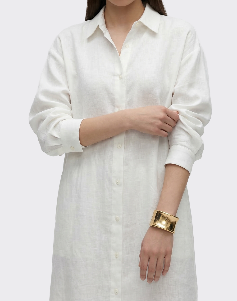 Cooling & Breathable Shirt Dress With Pockets