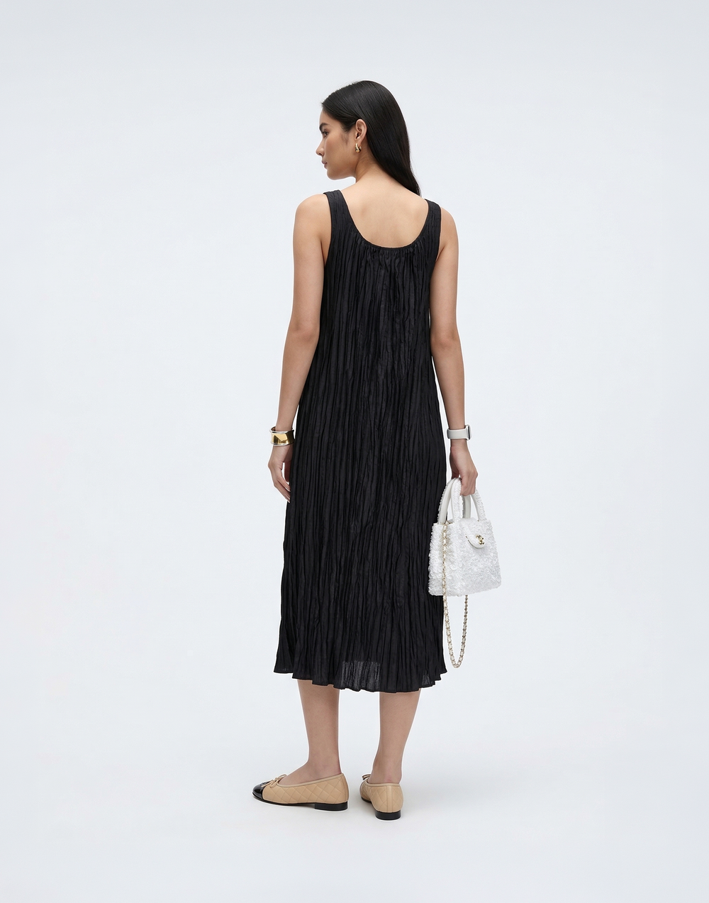 Cooling & Wrinkle-Free Pleated Sunshine Dress