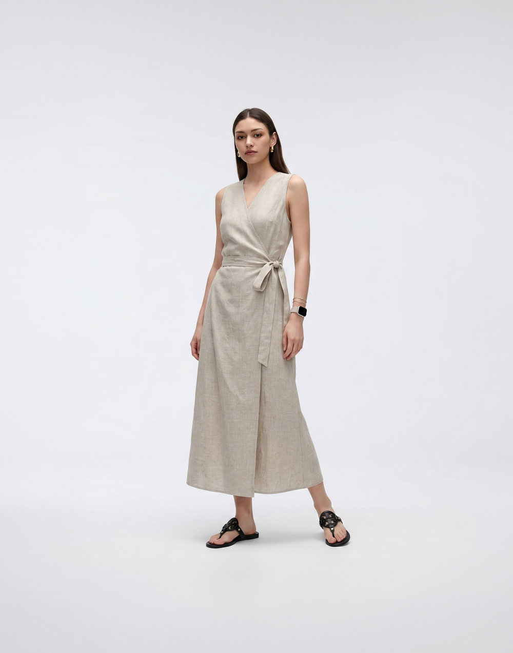 Cooling, Breathable & Tummy Tucking Linen Grace Dress