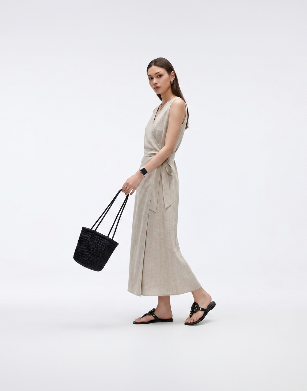 Cooling, Breathable & Tummy Tucking Linen Grace Dress