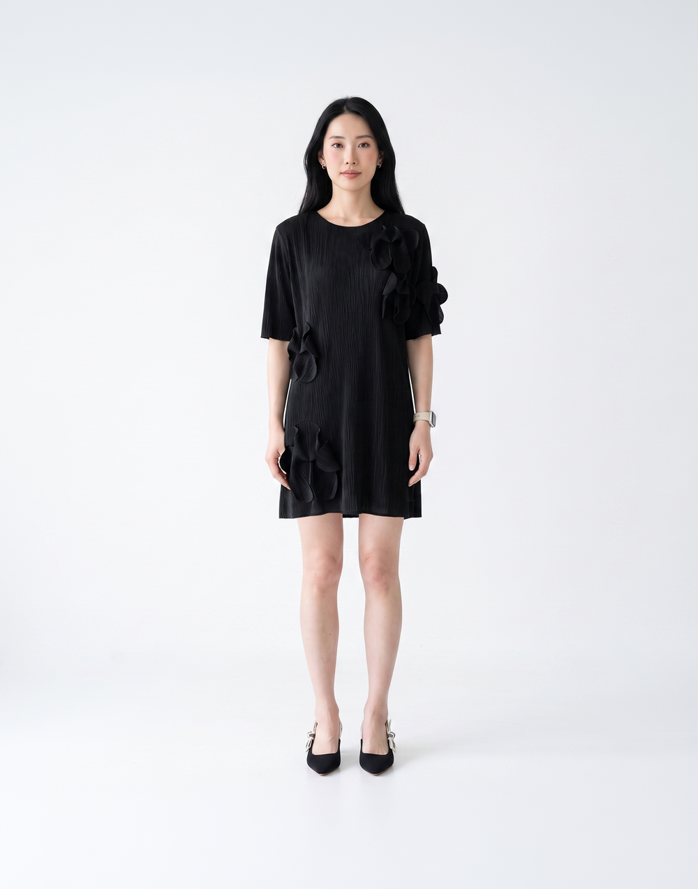 Wrinkle-Free, Cooling & Breathable Flower Dress