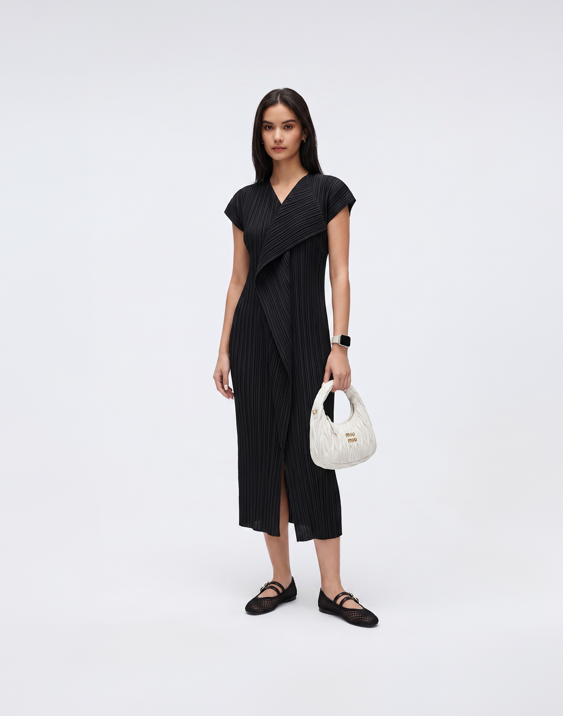 Wrinkle-Free, Cooling & Breathable Free Size Pleated Sienna Dress