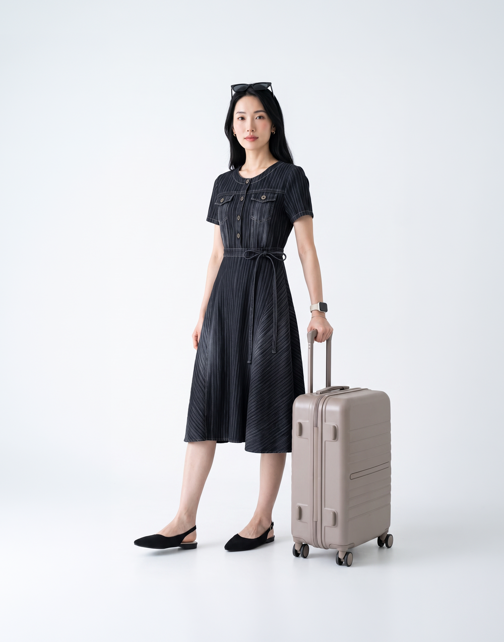 Wrinkle-Free, Cooling & Breathable Free Size Sabine Dress