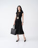 Wrinkle-Free, Cooling & Breathable Tummy Covering Pleated Luxe Dress