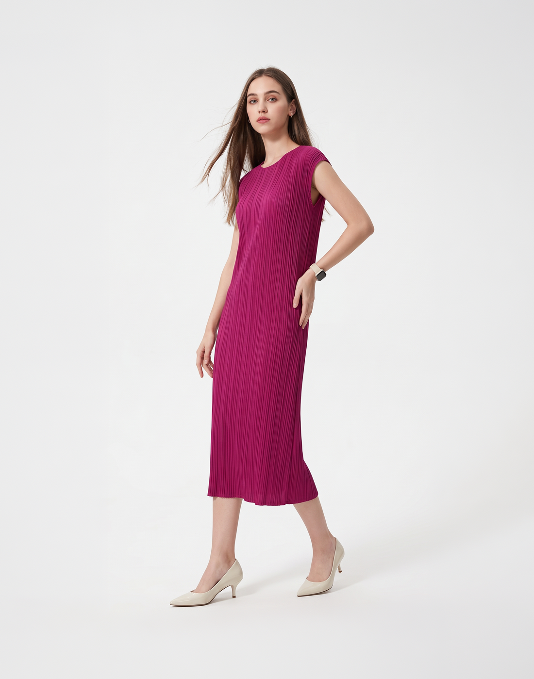 Wrinkle-Free, Cooling & Flattering Free Size Talia Dress