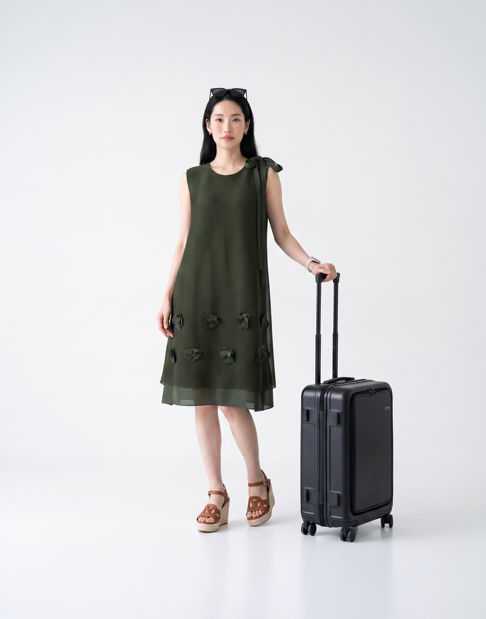 Wrinkle-Free, Cooling & Breathable Free Size Alessia Dress