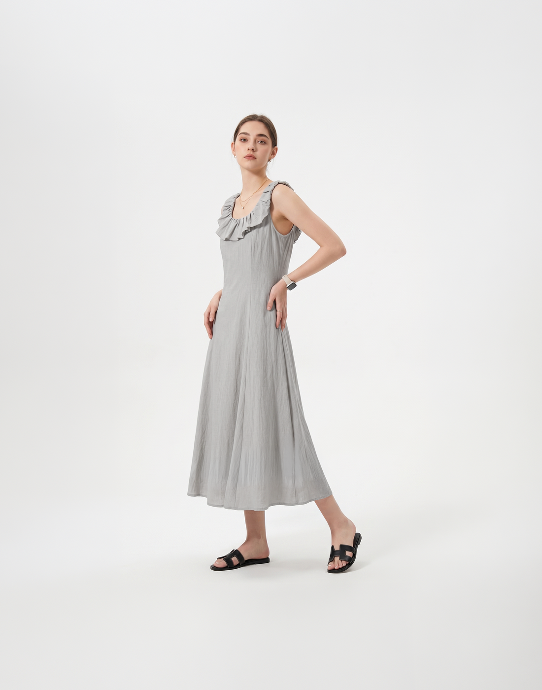 Cooling, Breathable & Crease-Resistant Scarlet Dress