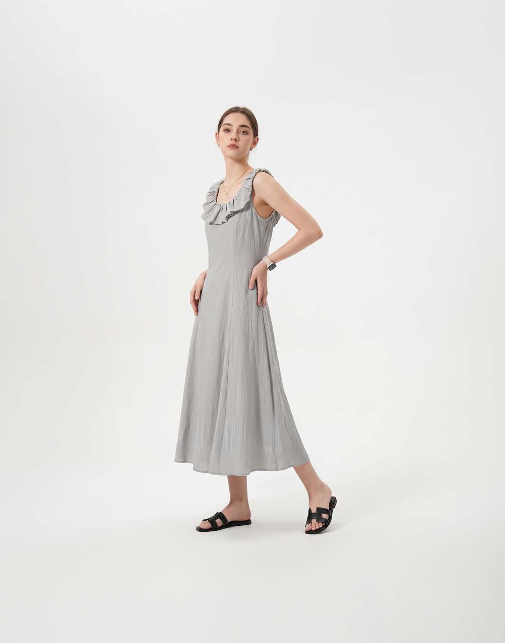 Cooling, Breathable & Crease-Resistant Scarlet Dress