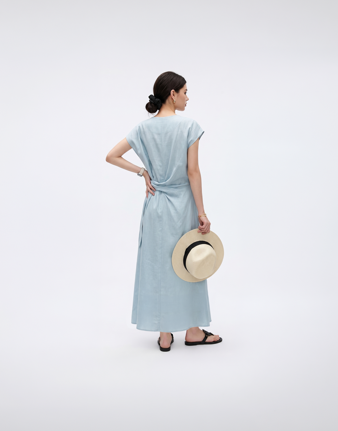 Cooling, Breathable & Stretchy Linen Mist Dress
