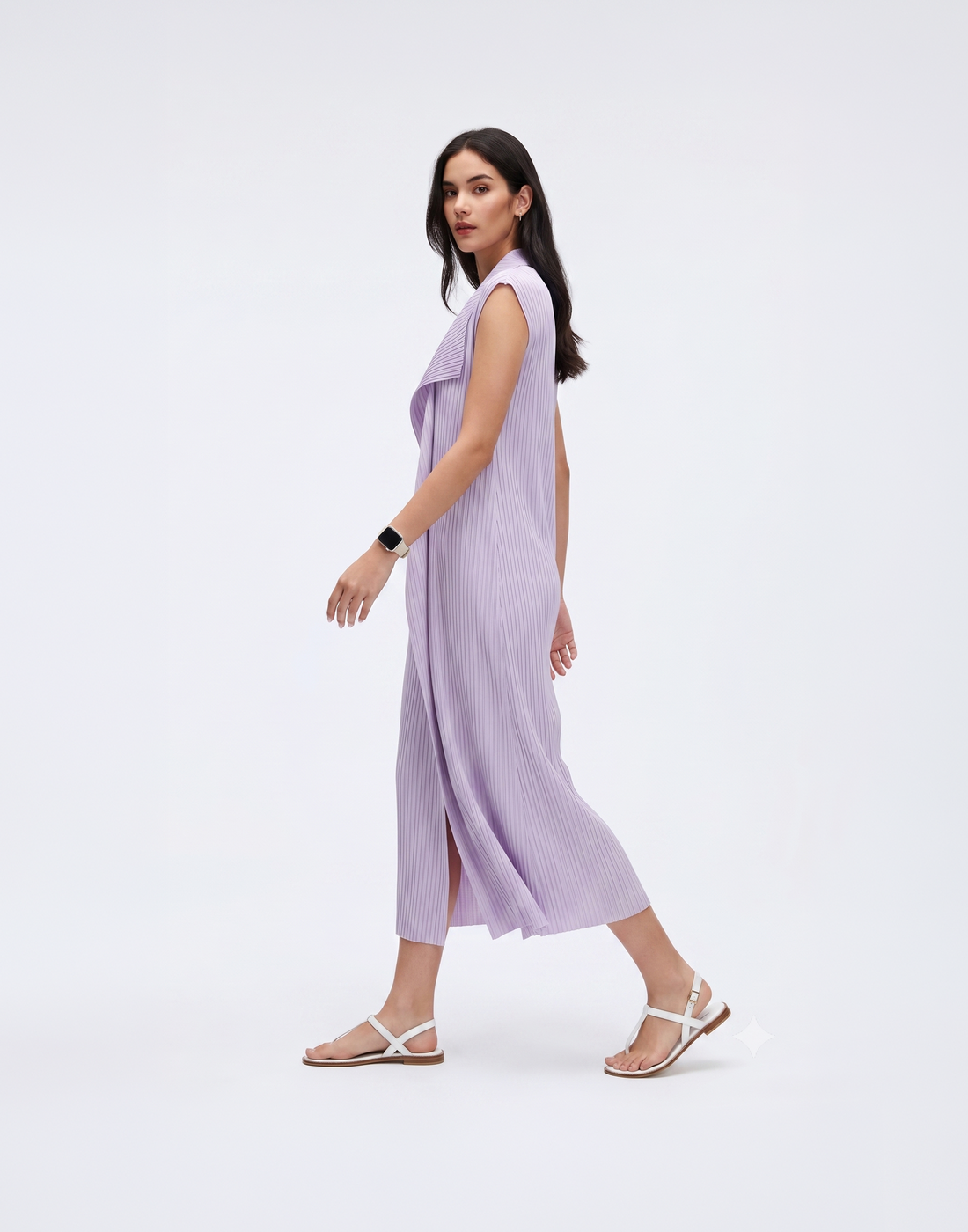Wrinkle-Free, Cooling & Breathable Free Size Pleated Sienna Dress