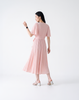 Wrinkle-Free, Free Size & Flattering Daisy Pleated Dress With Adjustable Waist Tie