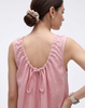 Cooling, Breathable Weekend Shift Linen Dress With Pockets