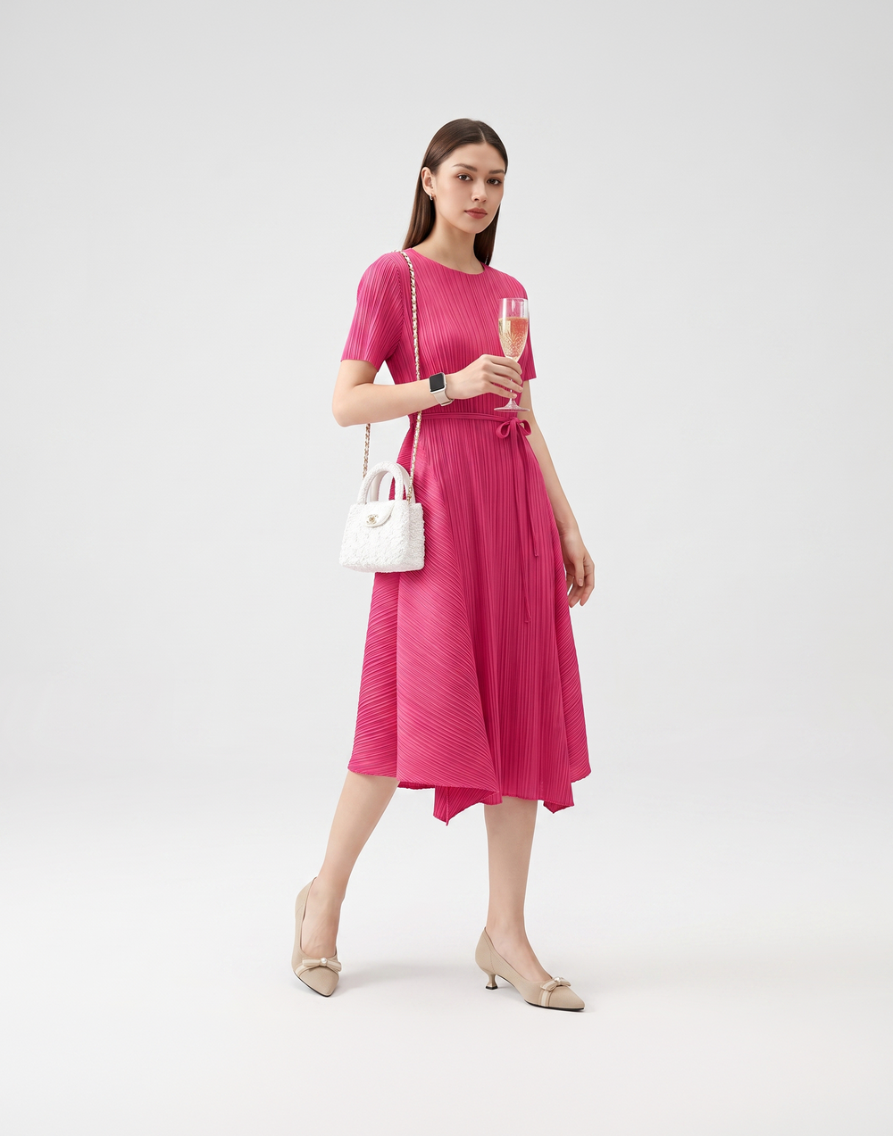 Wrinkle-Free, Cooling & Breathable Free Size Aurelia Dress
