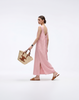 Cooling, Breathable Weekend Shift Linen Dress With Pockets