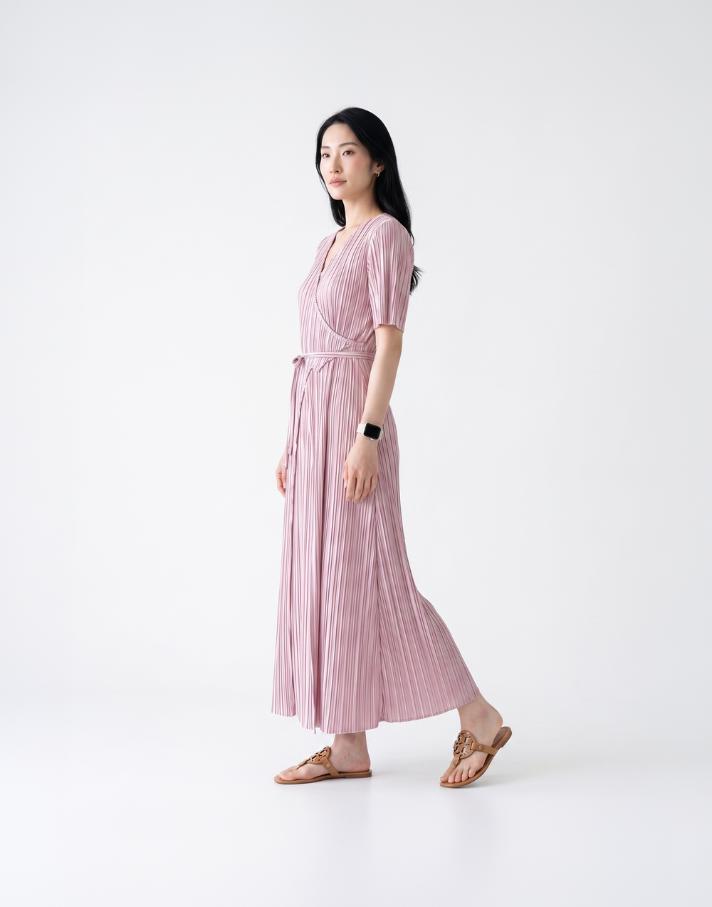 Wrinkle-Free, Cooling & Breathable Envy Pleated Dress