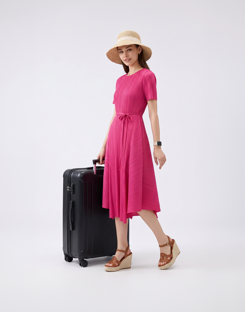 Wrinkle-Free, Cooling & Breathable Free Size Aurelia Dress