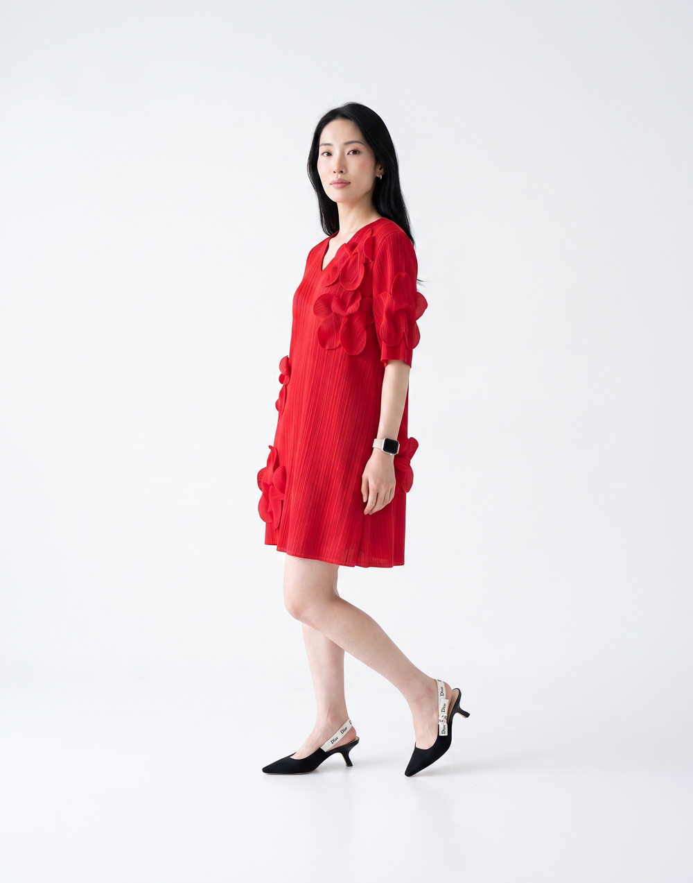 Wrinkle-Free, Cooling & Breathable Flower Dress