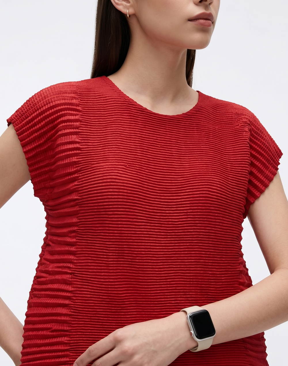 Wrinkle-Free, Cooling & Free Size Pleated Bella Dress