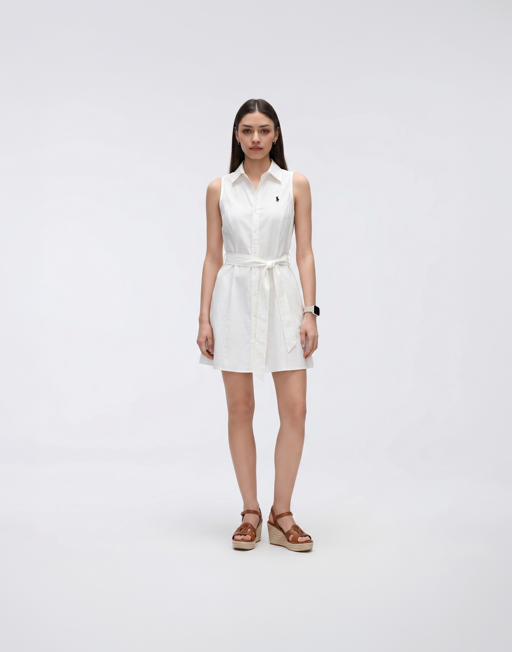 Cooling & Breathable Preppy Shirt Dress