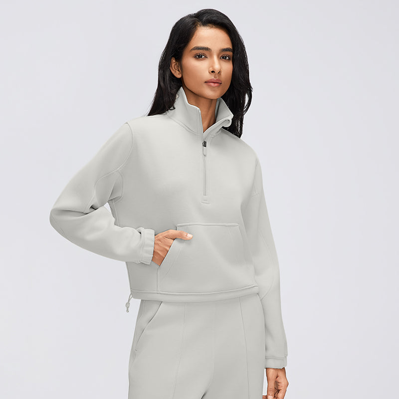 Buttery Soft, Stretchy & Wrinkle-Free Miles Jacket With Neck Warmer