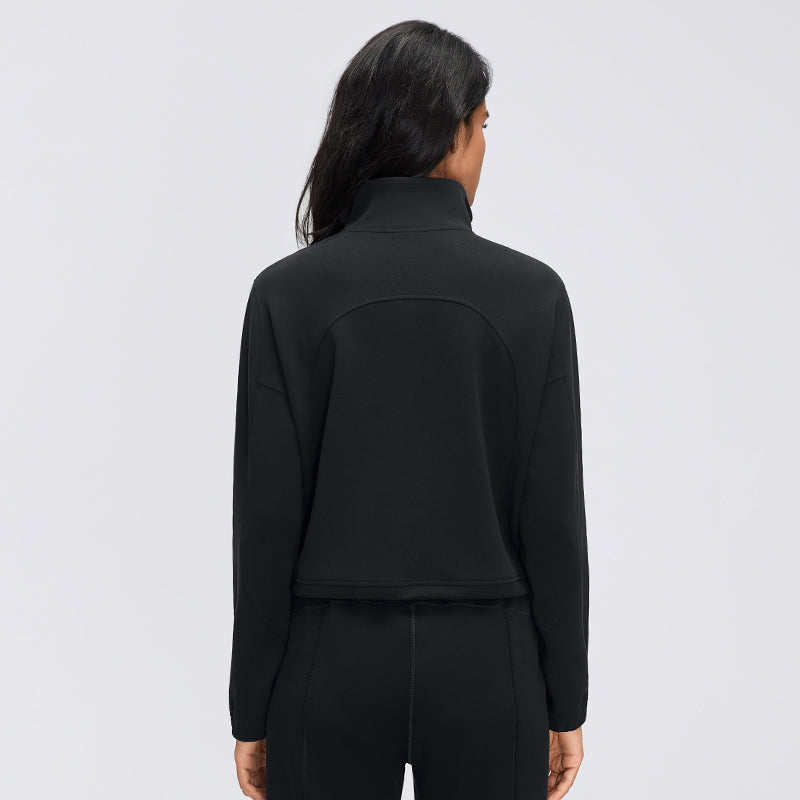 Buttery Soft, Stretchy & Wrinkle-Free Miles Jacket With Neck Warmer
