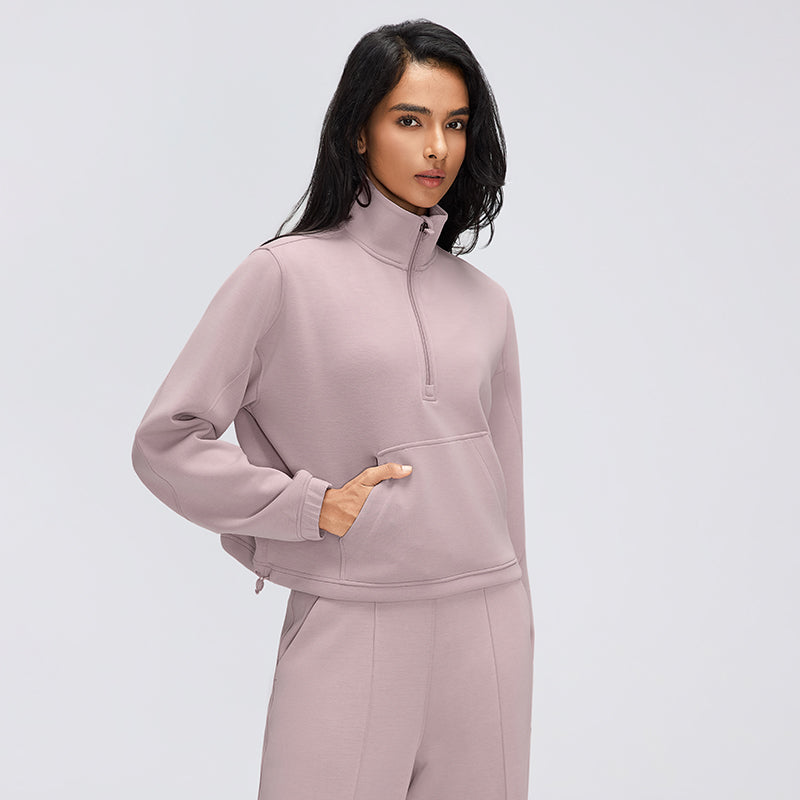 Buttery Soft, Stretchy & Wrinkle-Free Miles Jacket With Neck Warmer