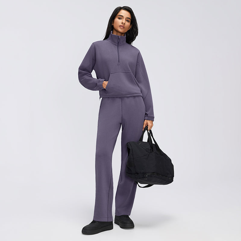 Buttery Soft, Stretchy & Wrinkle-Free Miles Jacket With Neck Warmer