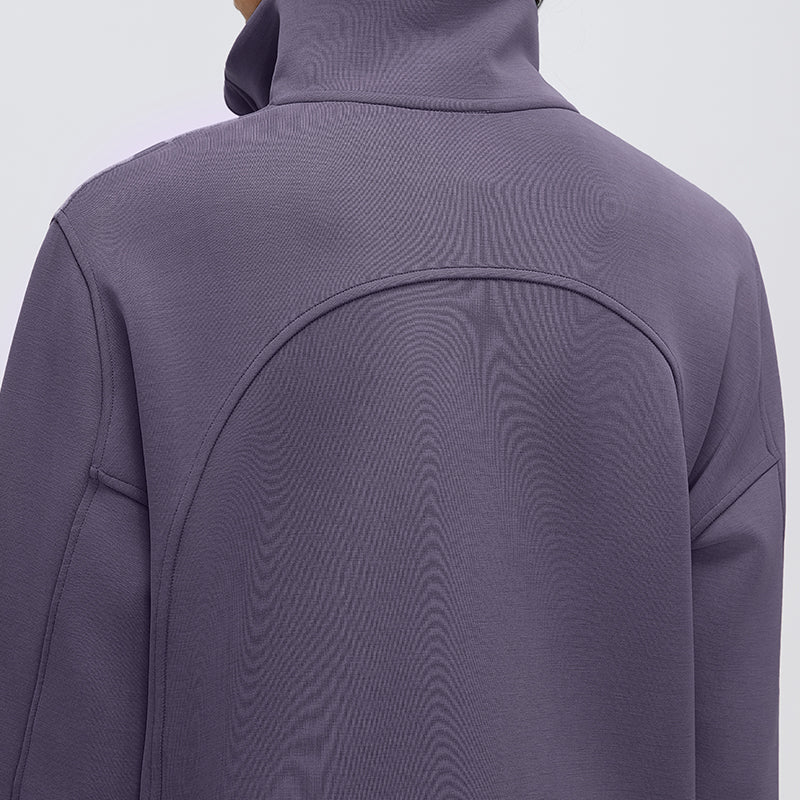 Buttery Soft, Stretchy & Wrinkle-Free Miles Jacket With Neck Warmer