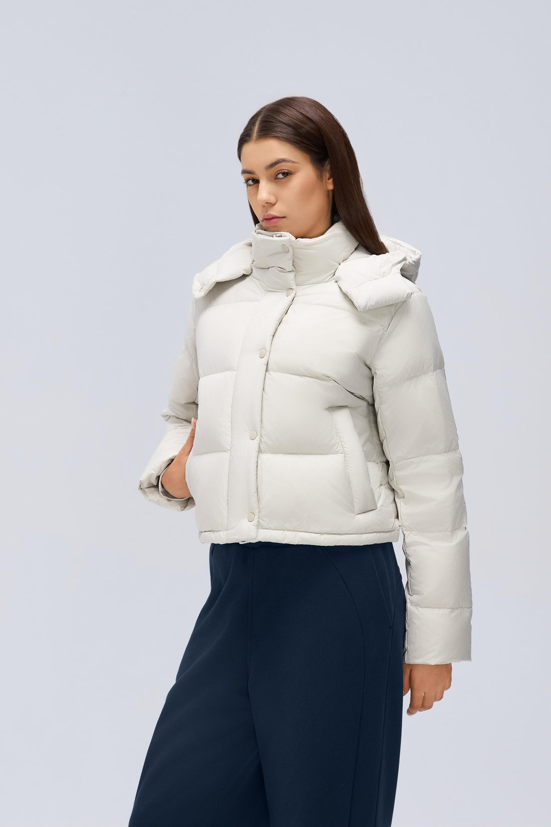Waterproof, Windproof & Theft-Proof CloudHug Puffer Jacket With Removable Hood