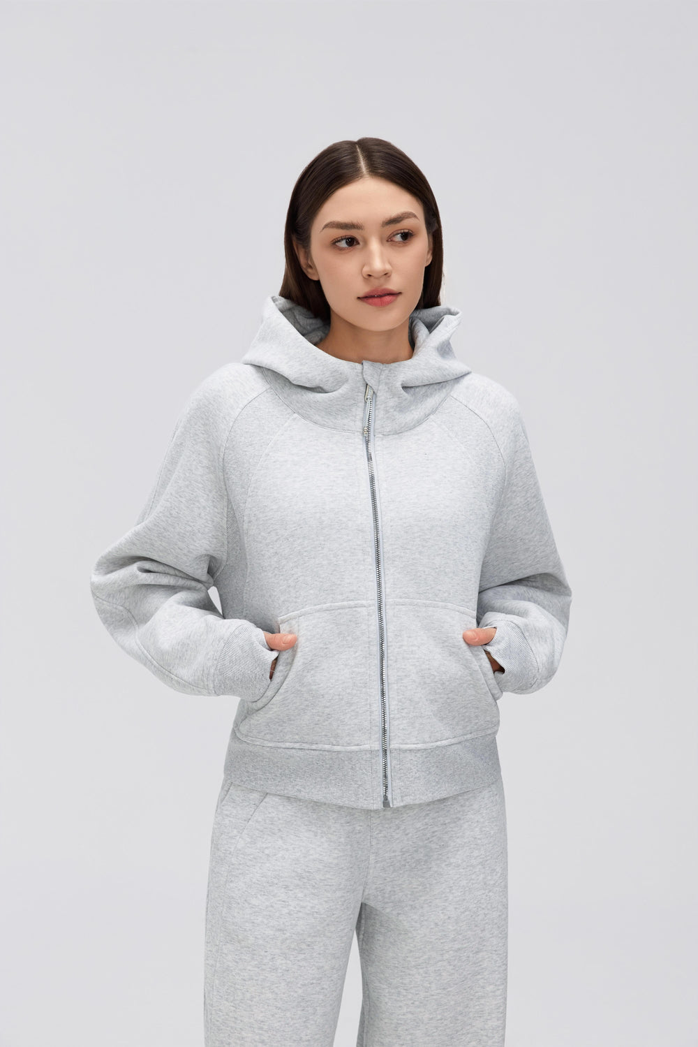 Buttery Soft, Warm & Cosy Glacier Jacket With Neck Warmer & Pockets - For Cold Climates