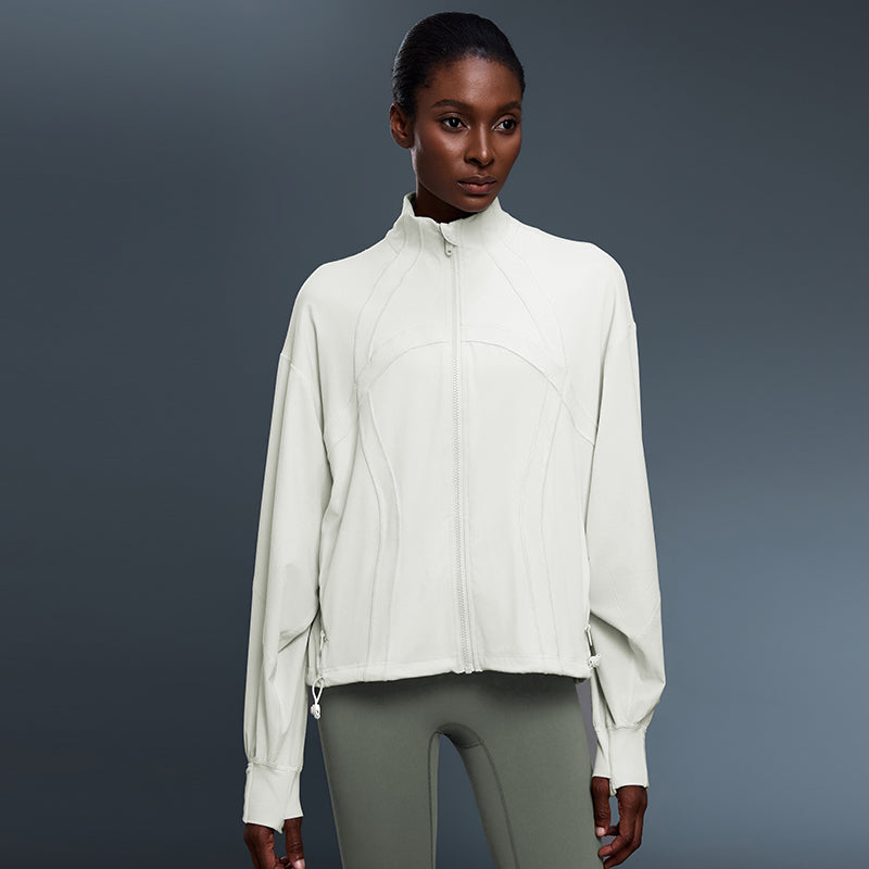 Temperature Regulating Windproof Heat Trail Jacket With Pockets With Zips