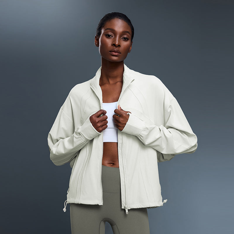 Temperature Regulating Windproof Heat Trail Jacket With Pockets With Zips